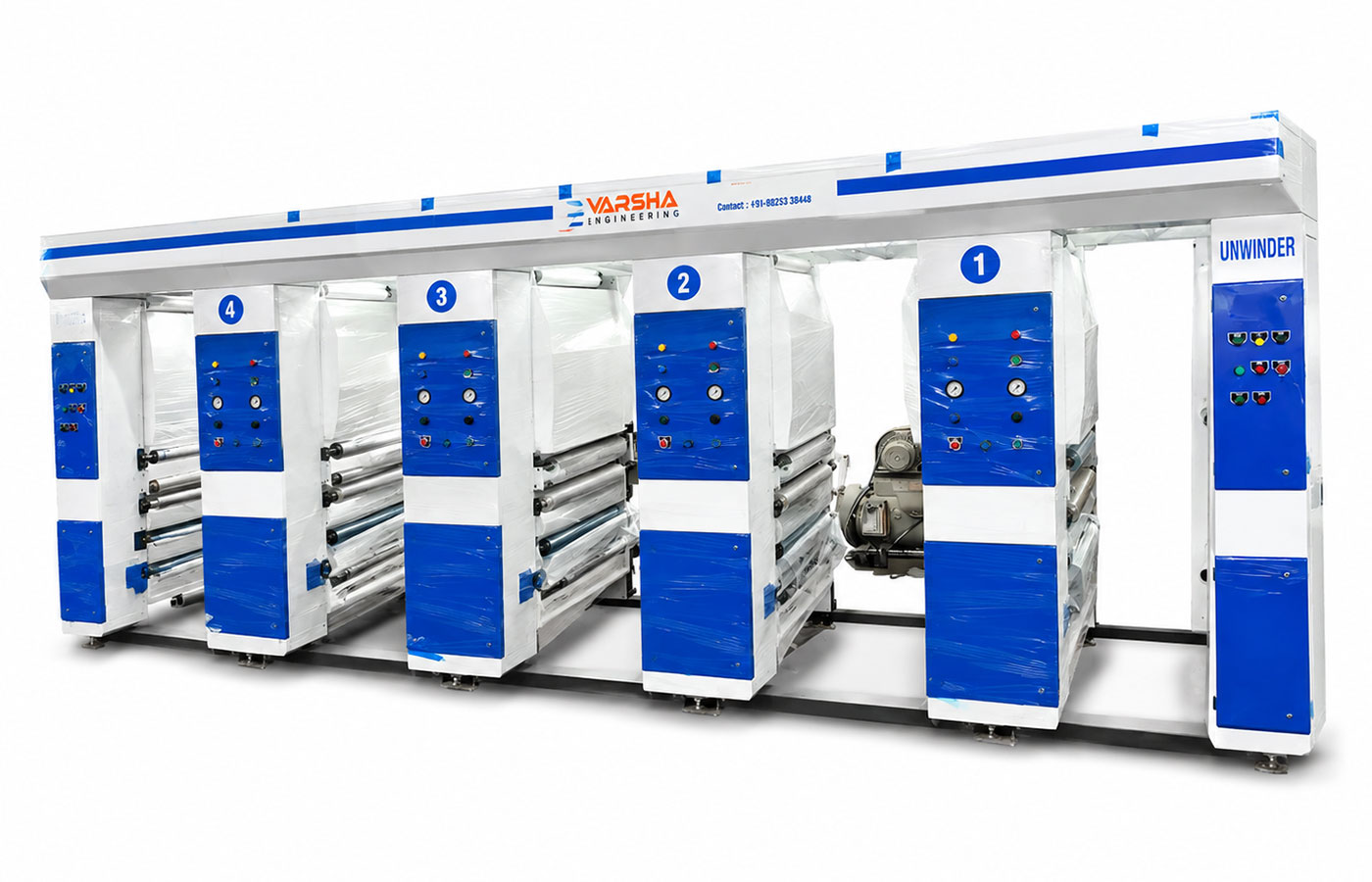 Rotogravure printing machine